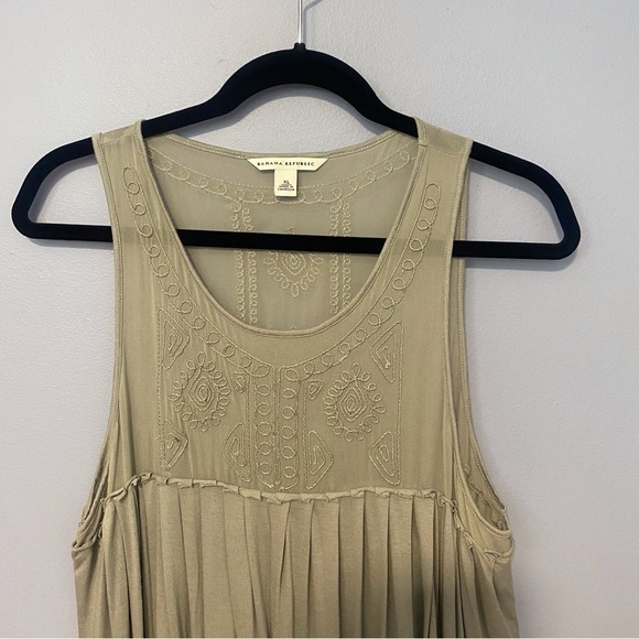 Banana Republic Grey Silk Blend Dress Size XL - Slip style - Picture 11 of 11